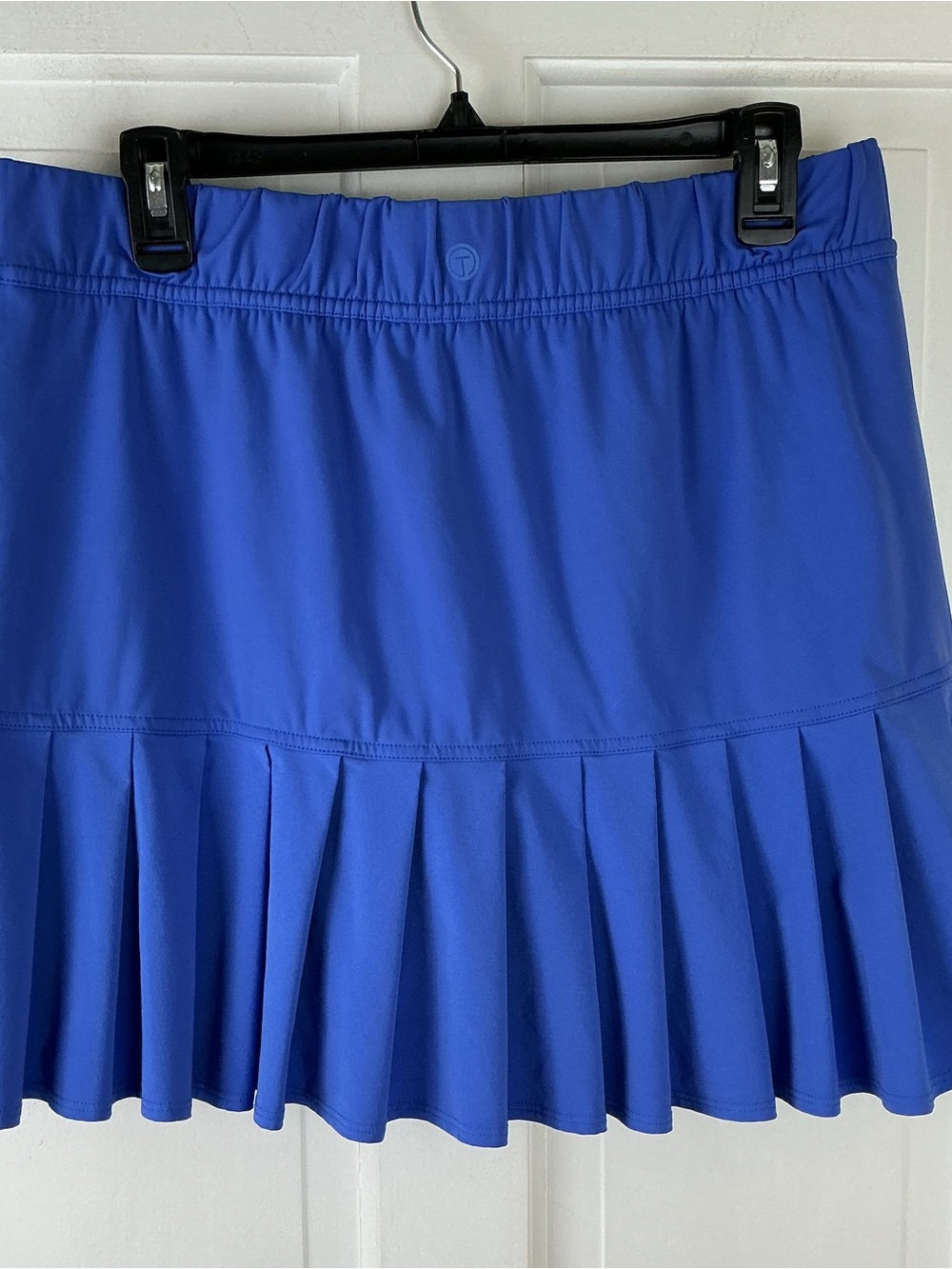 Talbots Performance Interlock Pleated Skort Blue Women’s L - Picture 2 of 10